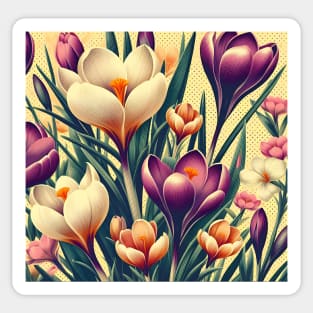 Crocus Flower Sticker